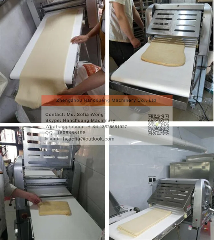 Automatic Dough Sheeter Bakery for Industrial Home Use / Croissant Sale