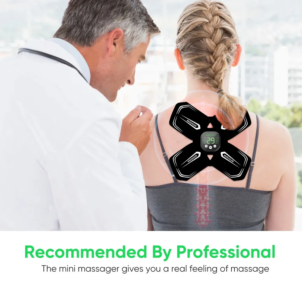 Muscle Stimulator electric neck massager Multi functional cervical massage patch Neck Legs Waist Back Massagers