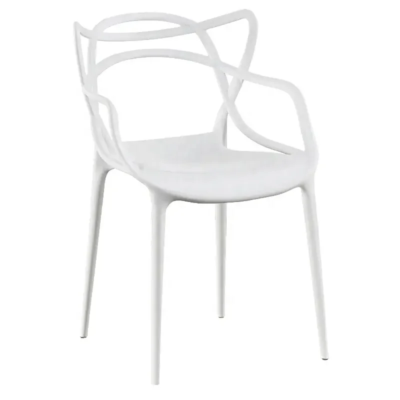 white plastic stackable chairs for dining room in colorful comfortable design chair