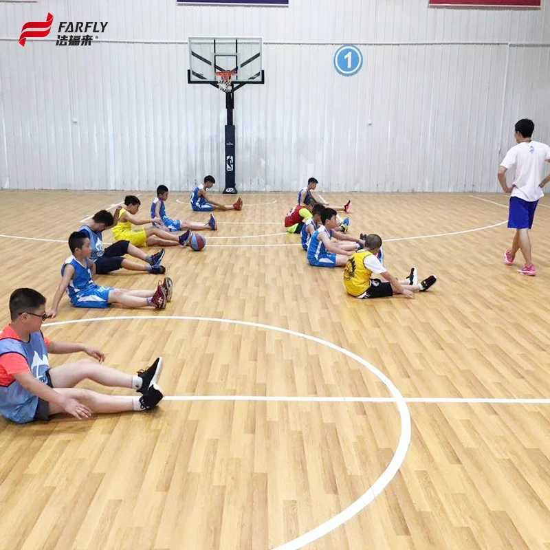 Long Lifetime Sound Proof Basketball Court Flooring Material for
