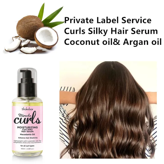 Private Label Coconut Oil Moisture Curly Creams Curl Defining Enhancers Anti Frizz Curling Hair Cream for African Curly Hair