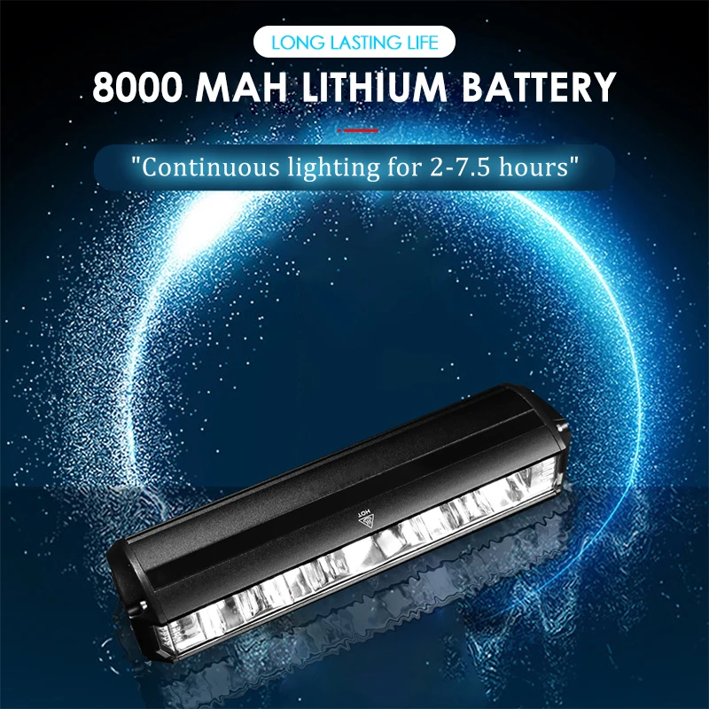 Waterproof Outdoor 2600LM High Lumen Aluminum Alloy Usb Led Rechargeable Bike Light Front Bicycle Light Set