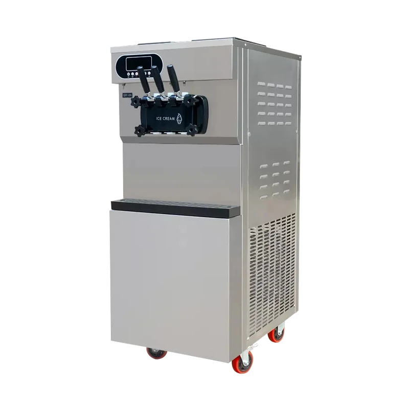 3 Flavor Automatic Commercial Soft Serve Ice Cream Machine 25L/H Professional Ice Cream Shop Ice Cream Machine