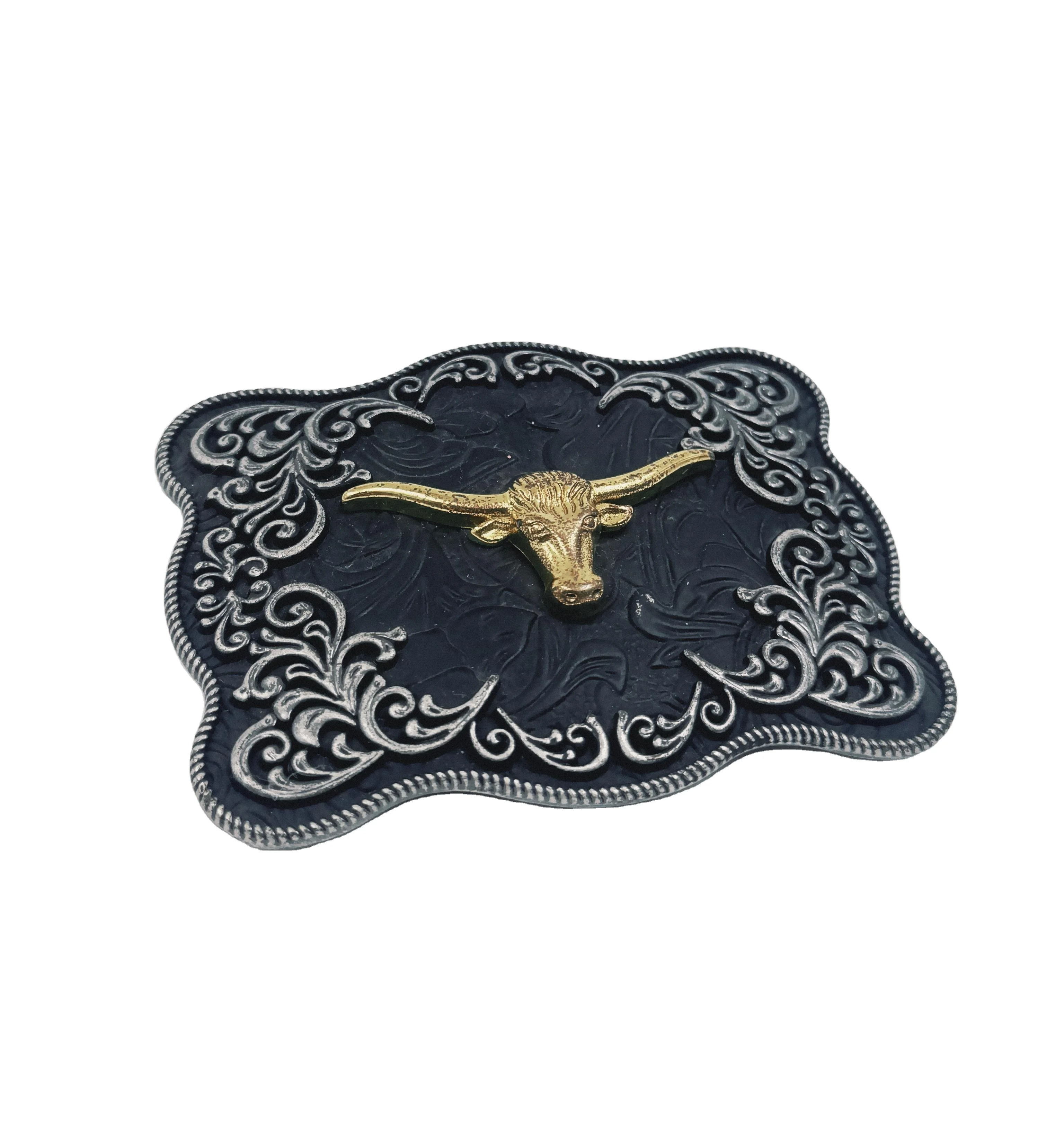 Cowboy Style Western Style 5cm Press Belt Buckle For Men Factory Hot Sale Cowboy Style Belt Buckle