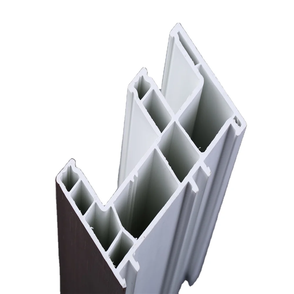 New Style uPVC Arch Window Sliding uPVC Plastic Profile Sheets uPVC Window Bead Three Color Concrete Plastic Profile