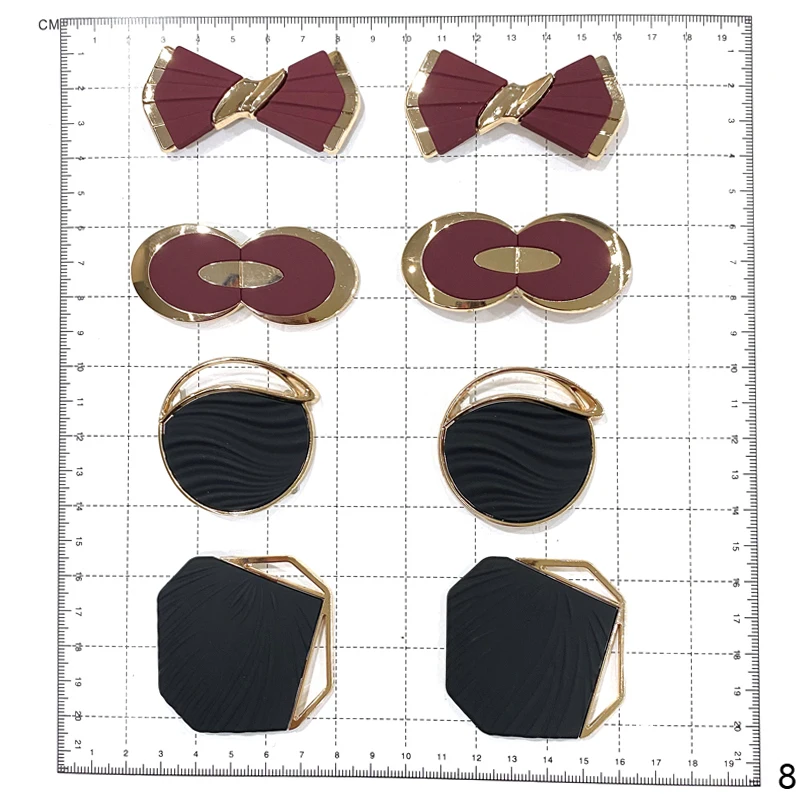 HJ   Metal Shoes Buckles Fashion Accessories For Shoes Metal Accessories For Shoes