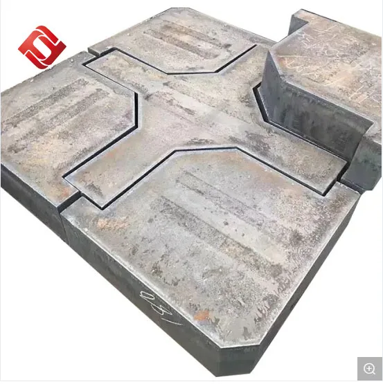 CNC плазменная резка стальная пластина Hardoxs500 Целевая пластина