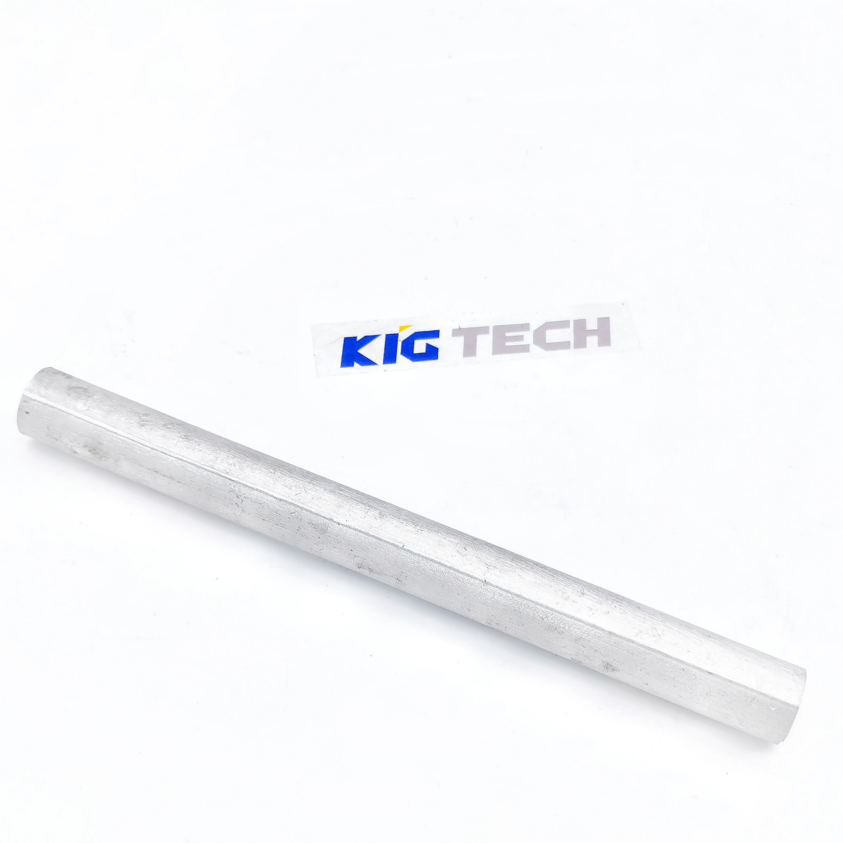 Extruded magnesium anode rod with 3/4 NPT nut for solar water heater
