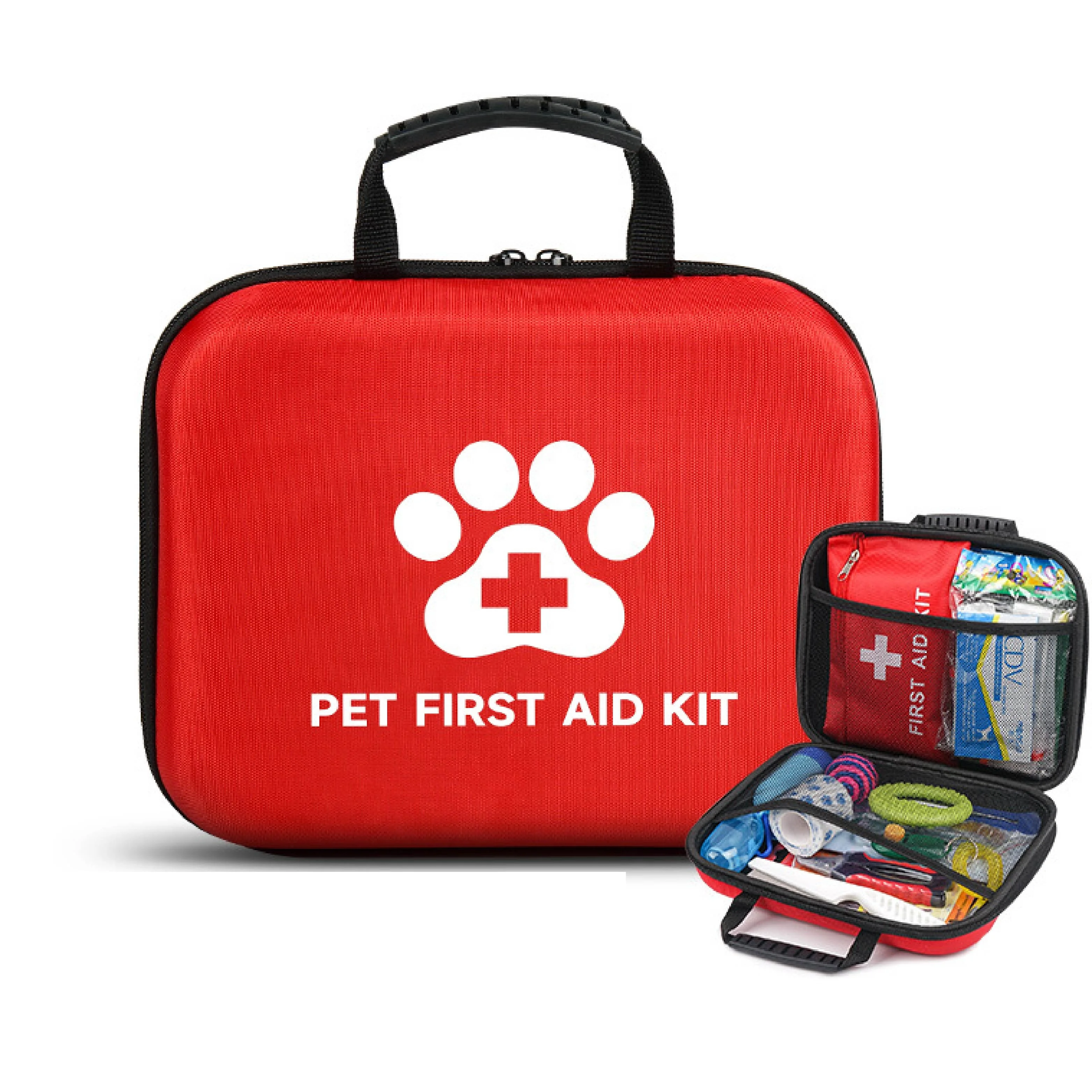 Portable EVA Waterproof Emergency Dog Cat Pet First Aid Bag Kit For Outdoor Travel Camping With Medical Supplies Wholesale
