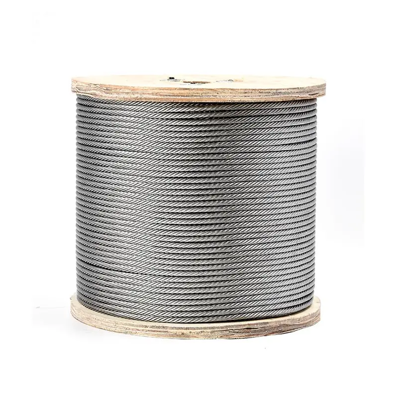 Ss 316 1*19 Stainless Steel Wire Rope Stainless Wire Rope Din En12385-4 1.2mm Stainless Steel Wire Rope