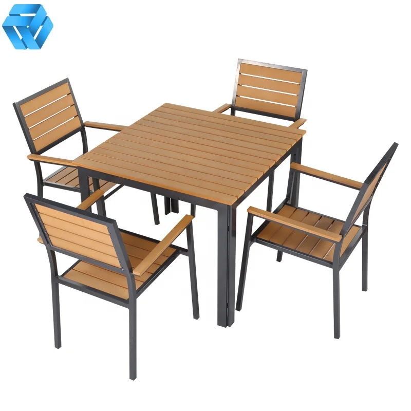 Уличный стол Uplion открытый патио балкон сад досуг пластиковый деревянный стол и стул набор мебели