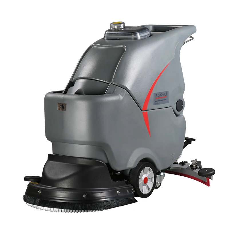 GM50B hand push electric Hard Floor Used Industrial Floor Scrubbing Machines floor sweeper scrubber