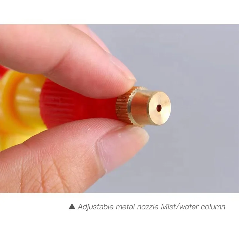 Garden Spray Gun High Pressure Sprayers High Pressure Air Pump Manual Sprayer Adjustable Drink Bottle Sprayer for Backyard Use