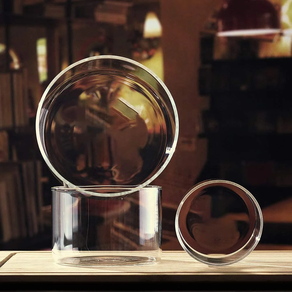 New Multi-function Clear Transparent High Borosilicate Glass Salad Bowls Mixing Bowl Glass Bowls for Kichen Bathroom