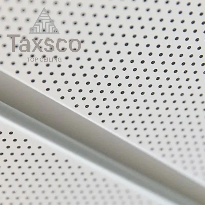 Metal Lay In Perforated Ceiling Tiles Metal Plain And Perforated 595*595 Aluminum Ceiling Manufacturers