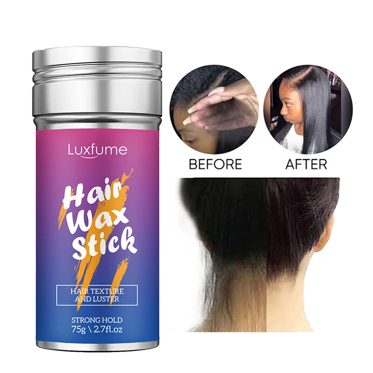 Luxfume Wholesale Stock  Natural Vegan makeup hair styling wand slick Hair Wax Stick