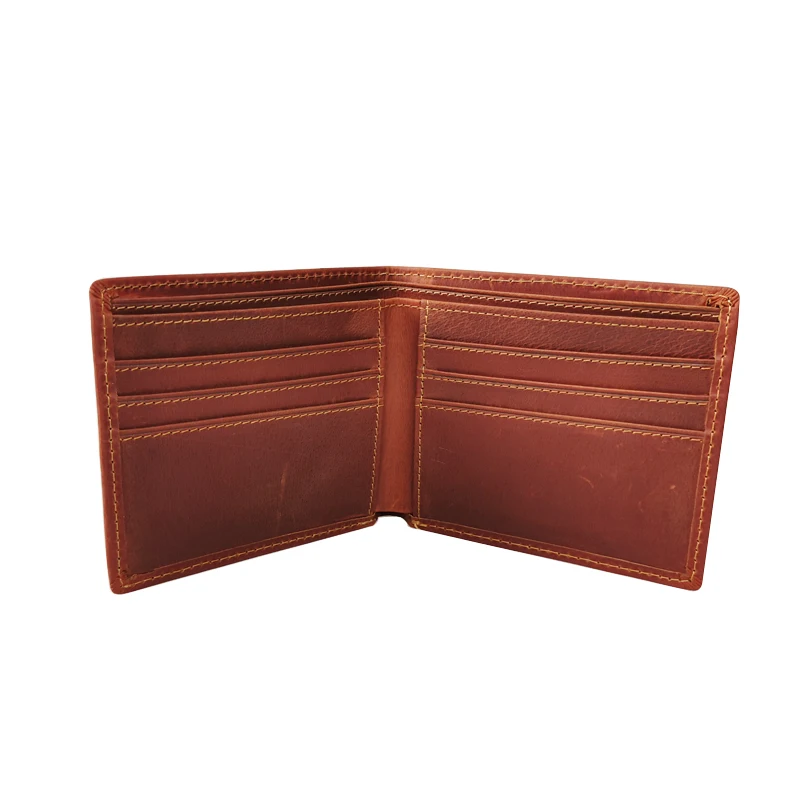 Высокое качество блокировки радиочастотной идентификации мужские crazy horse из натуральной мягкой кожи; Кошелек для монет минималистский Тонкий кожаный бумажник мужчин