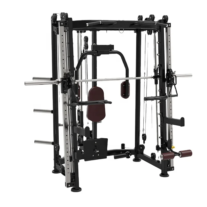 
life fitness home use fitness accessories multi functional trainer power squat rack smith machine with weight stack 