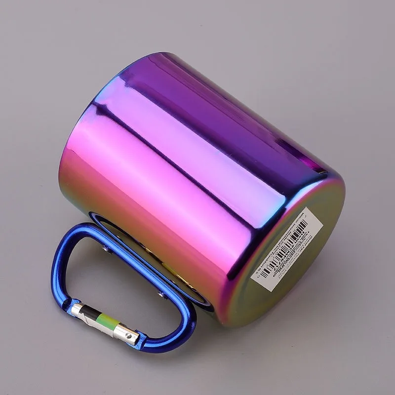 OEM Text  Picture Classic Stainless Steel Vacuum Water Colouring Coffee Mug With Logo