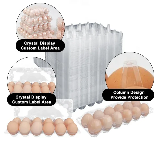 4 6 12 15 20 30 Custom Egg Cartons Eggs Packaging Boxes Carton Tray Egg Carton Box