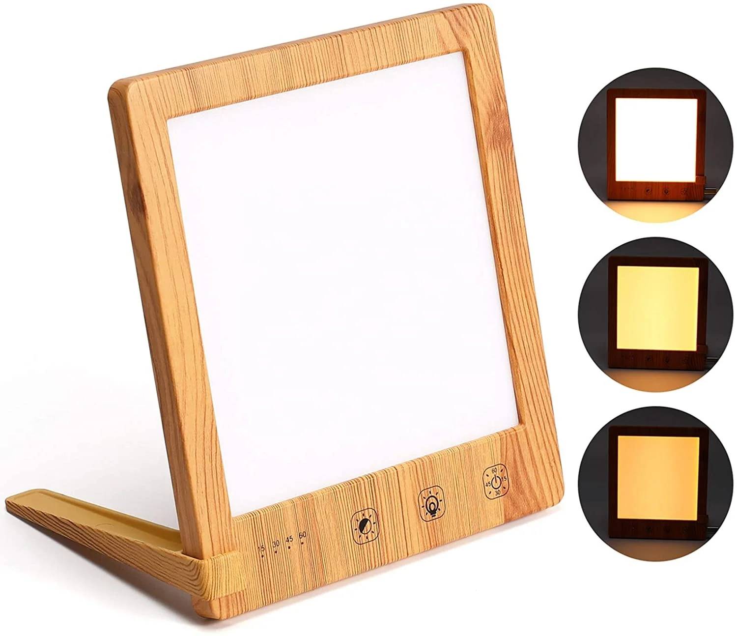  Light therapy lamp 10000Lux SAD LED light for the effective treatment of seasonal affective disorder with timer