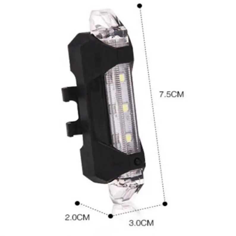 Istaride USB Warning Lights Scooter Warning Colored Lights Bicycle Light