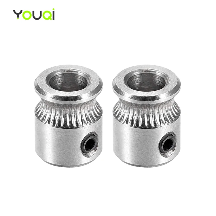 YouQi 3D Printer Parts MK8 Drive Gear Direct Extruder Drive 5mm Bore for Extruder