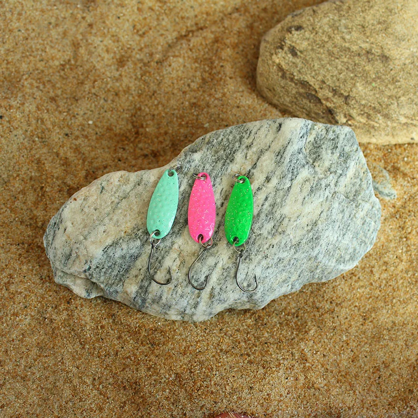 2025 New Products Flutter Lures Fishing Baits Spoons,Spinner Lure Metal Fishing Baits Spoons,Trout Fishing Baits Spoons