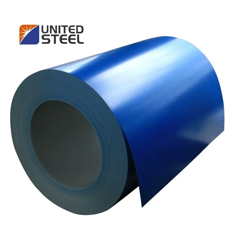 Double Coated Color Painted Metal Roll Paint Galvanized Zinc Coating PPGI PPGL Steel Coil bulk sale