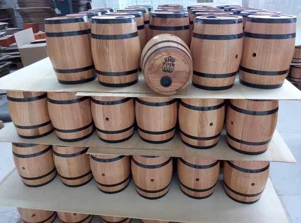 Cheap oak wood wine cask barrel decoration