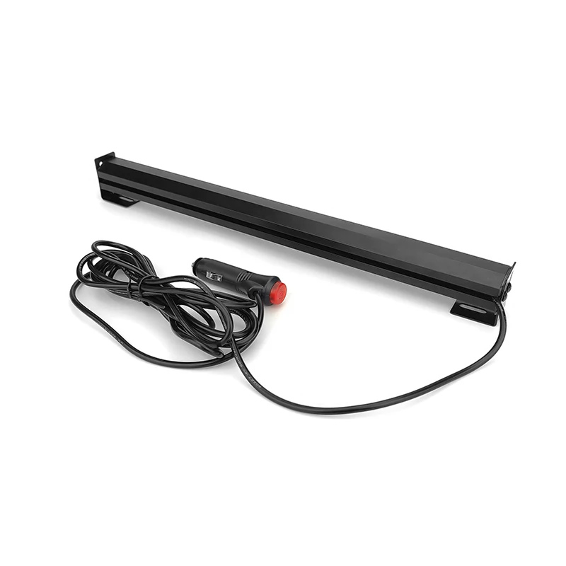 Wetech 24W Work Light Red Blue Amber White Strobe Light Bar for Car 4x4 Road Tractor Trailer SUV led Headlights