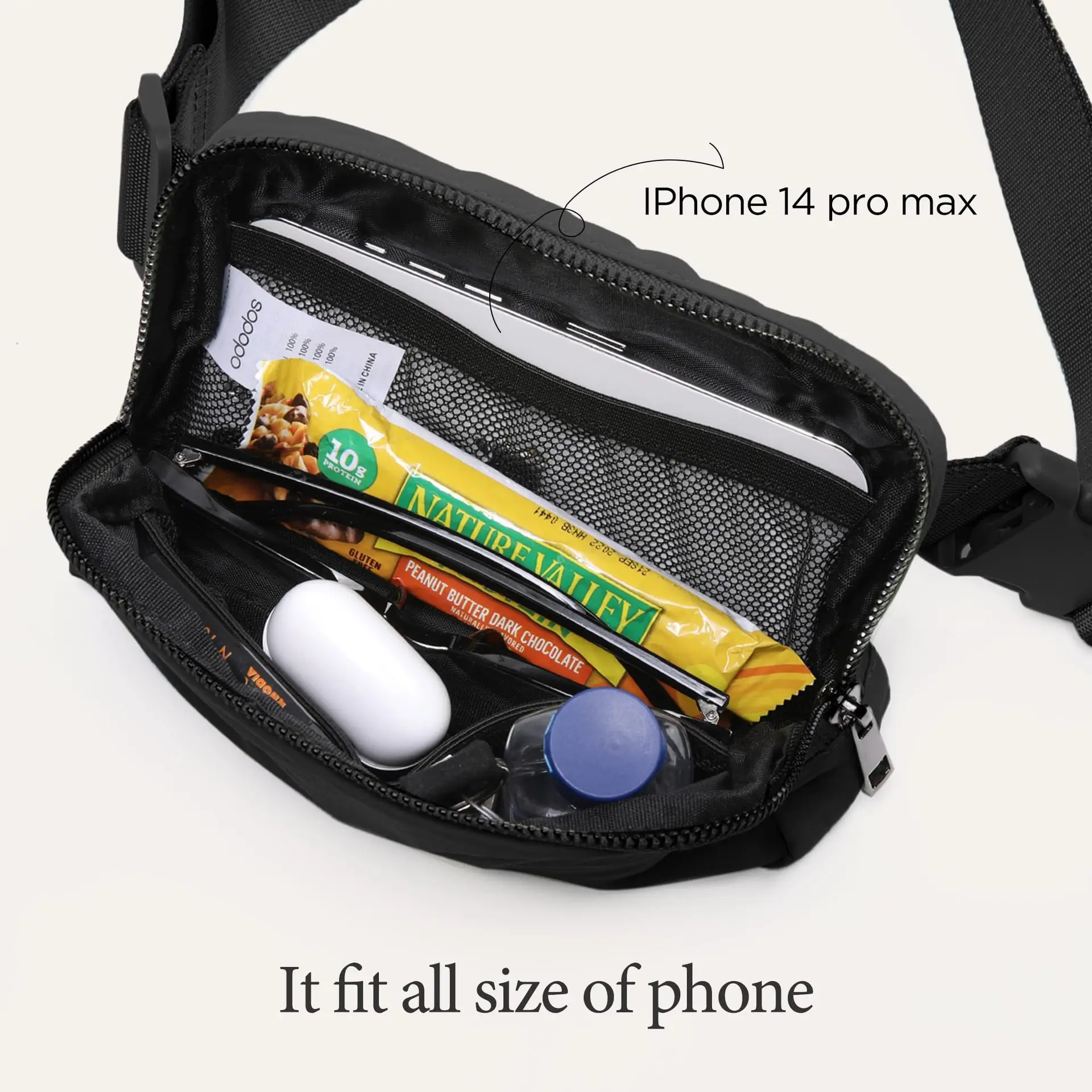 lulu pouch waist bag waterproof belt fanny pack crossbody waist bags for women