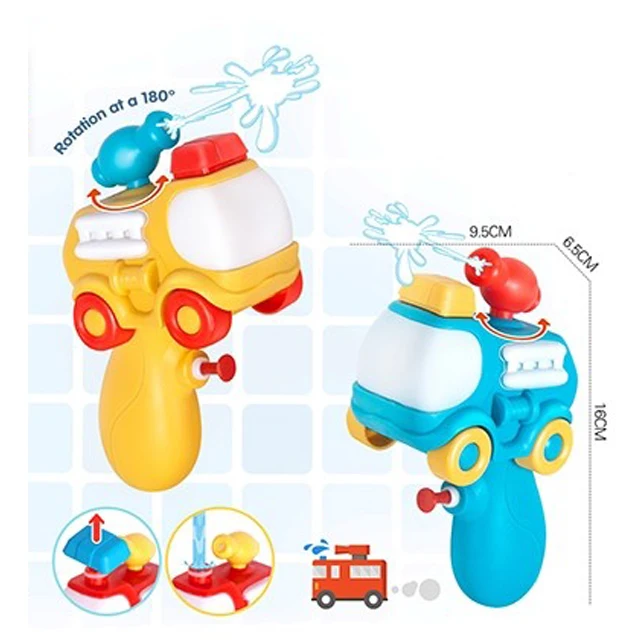 Plastic Small Water Gun Fire Truck Water Gun Water Games For Kids