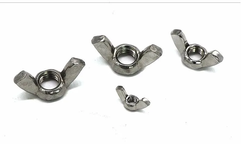 DIN 315 SS 304 Butterfly Nut M8 M10 Carbon Steel Thumb Nut Zinc Wing Nuts
