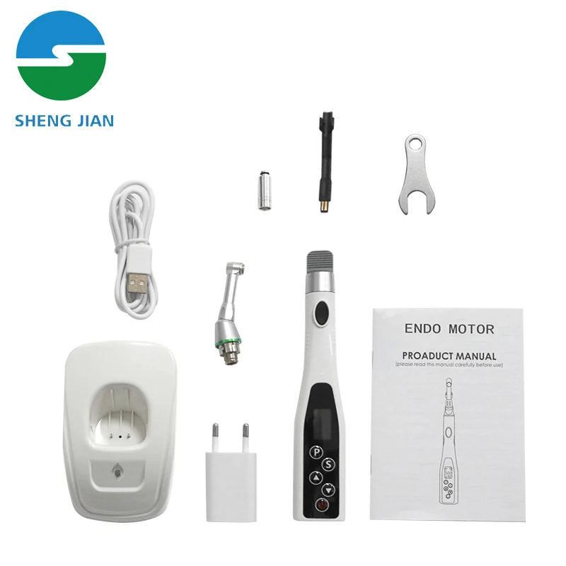Factory Price Dental Wireless LED Endo Motor Endodontic Treatment Handpiece with  16:1 Contra Angle