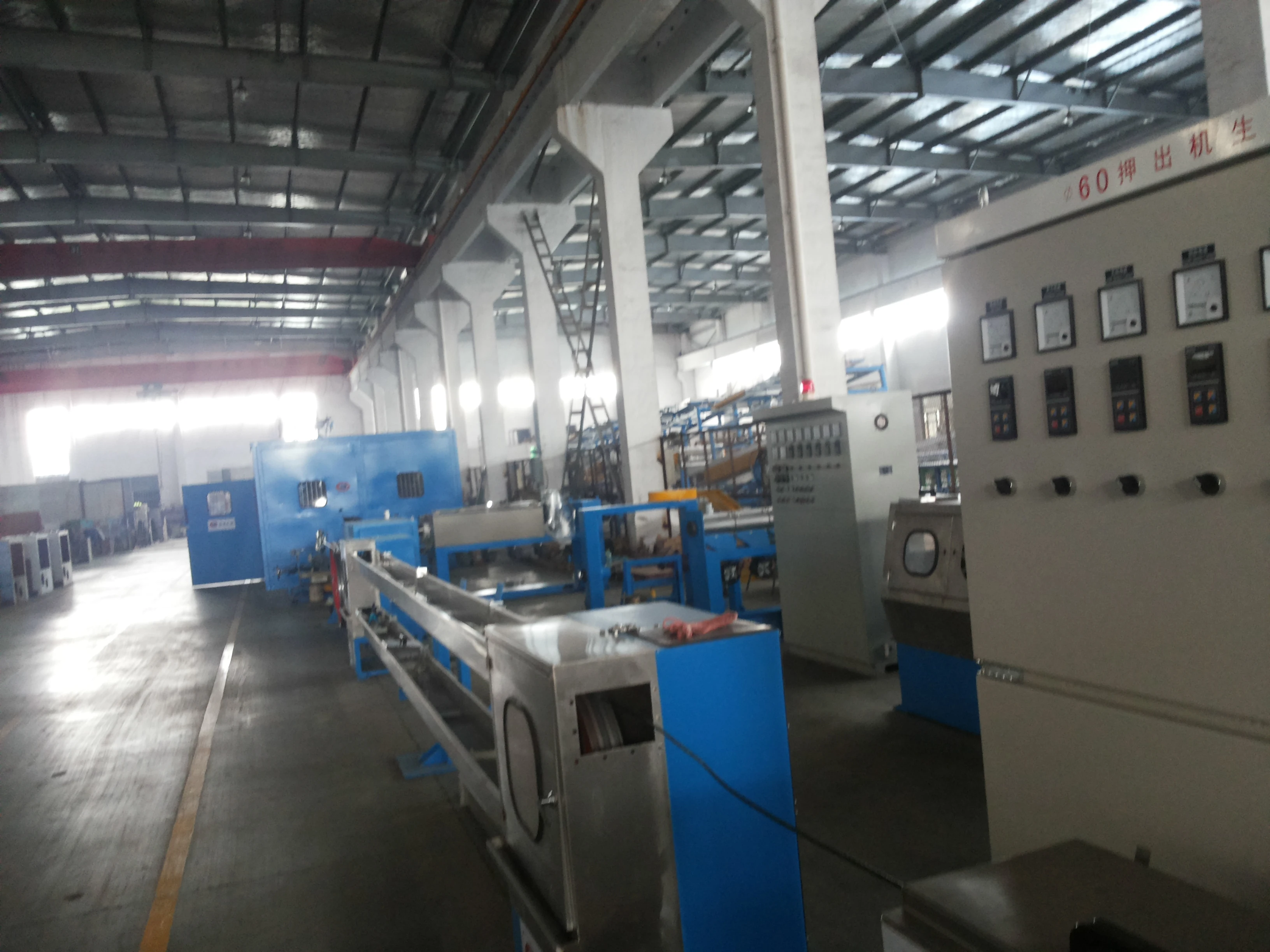 60mm NYLON PVC Production Line Cable Making Production Line/ electric copper wire cable extrusion machine / cable making machine