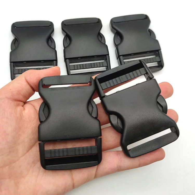 YYX Good Quality Side Safe Release Buckle Plastic 1.5inch Custom Logo Quick Release Buckles Clips