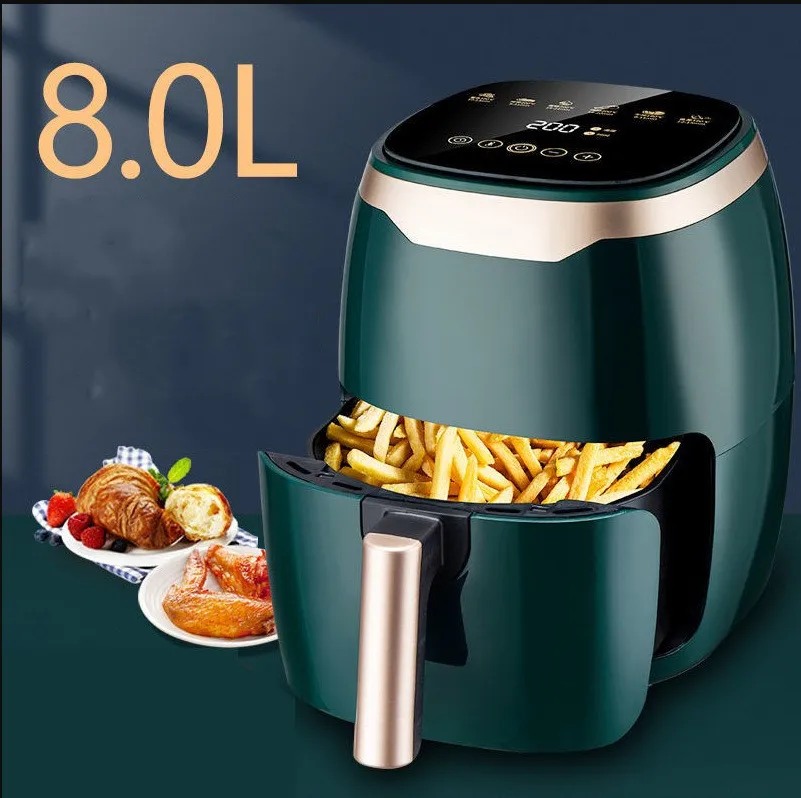 8L extra large capacity smart air fryers  digital multifunction electr deep fryer  air fryer