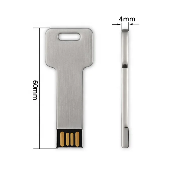 Corporate Gifts Metal Key Shaped Usb Flash Drive 128GB Usb2.0/3.0 1gb 8GB 64gb Usb Key Pen drive 32GB Cle USB Stick