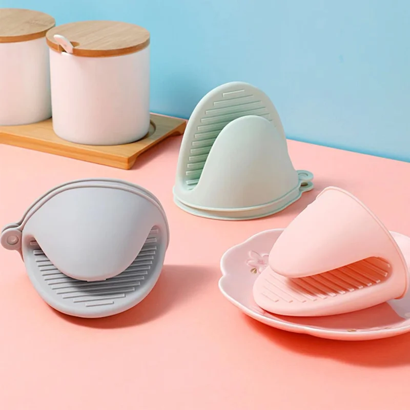 Reusable Kitchen Cooking Oven Gloves Silicone Pot Holder Heat Resistant Silicone Oven Mitts