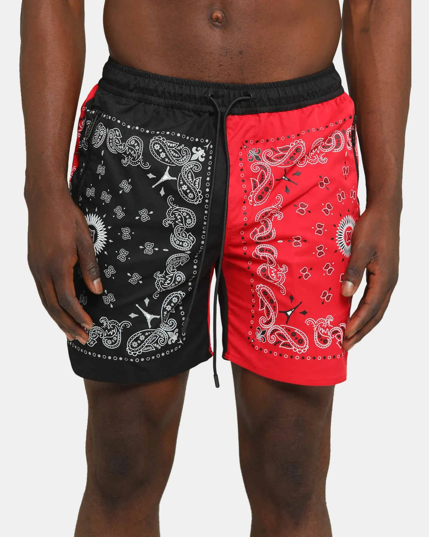 TG038  Now lasted design 2021 mens basketball shorts bandana print hot summer elastic shorts for men