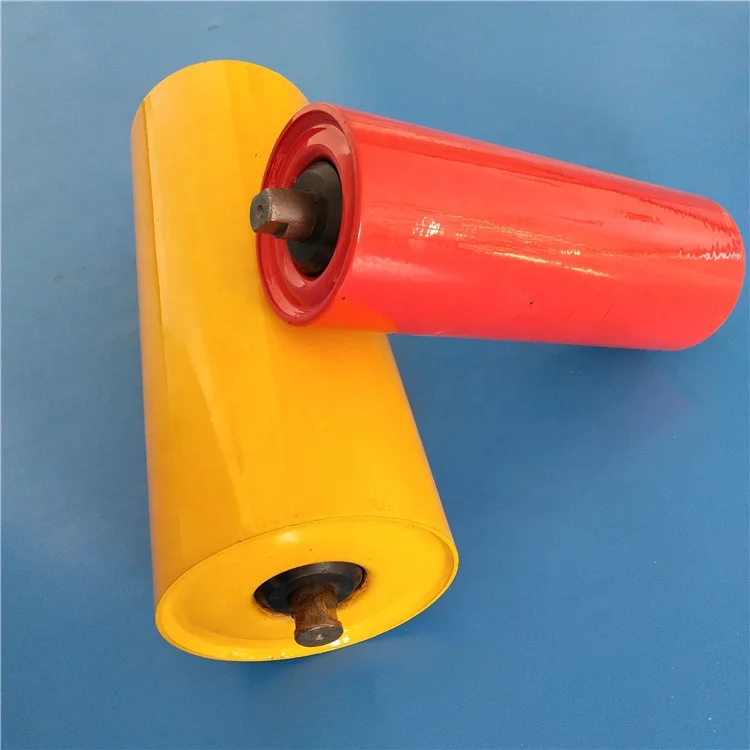 
China manufacture belt conveyor steel trough drum pulley idler rollers 