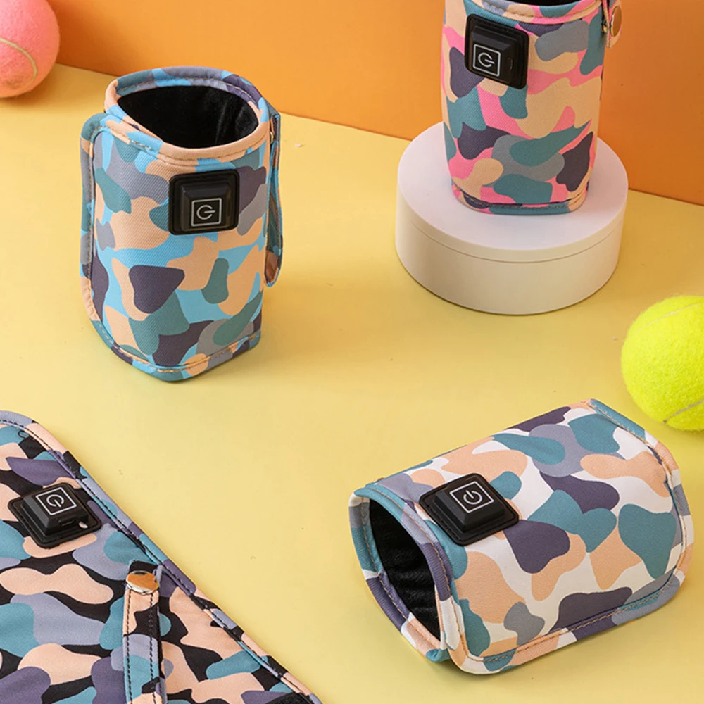 Universal Outdoor USB Milk Bottle Thermal Insulation Sleeve Winter Heating Milk Warmers