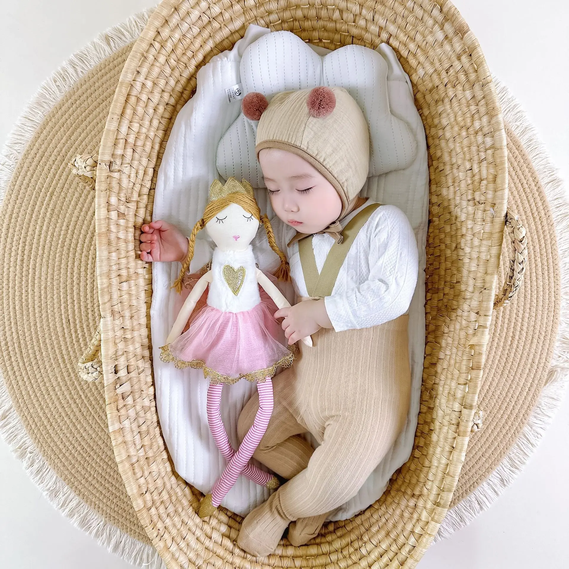Hot Selling Plush Ballerina Doll Set Ballet Princess Girl Doll Room Decor Soft Baby Toy