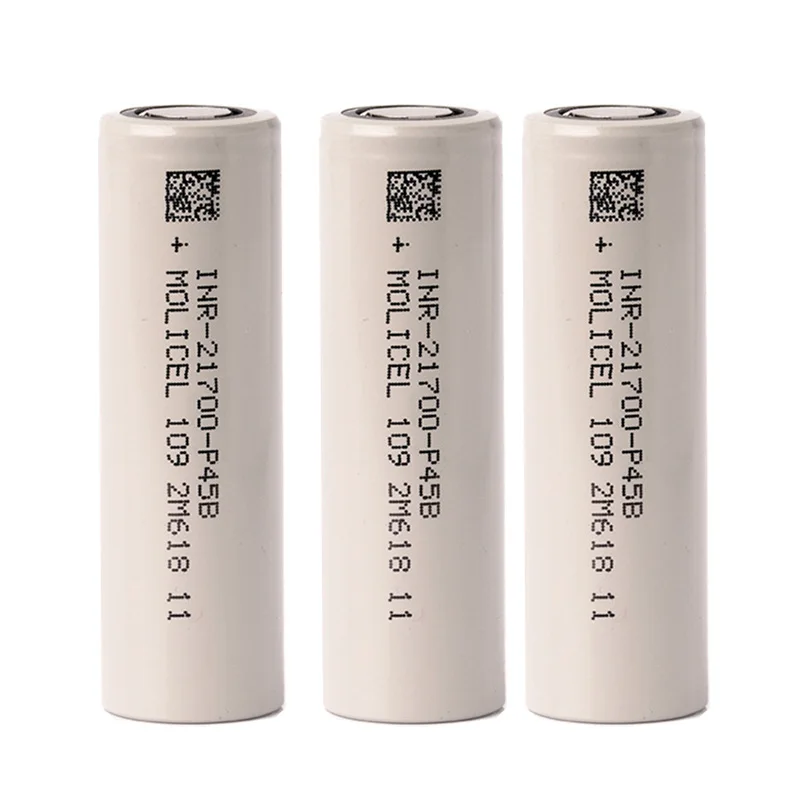 Оригинальный известный Molicel Moli 21700 INR21700 P45B 4500mAh 45A перезаряжаемый литий-ионный аккумулятор высокой мощности FPV drone battery
