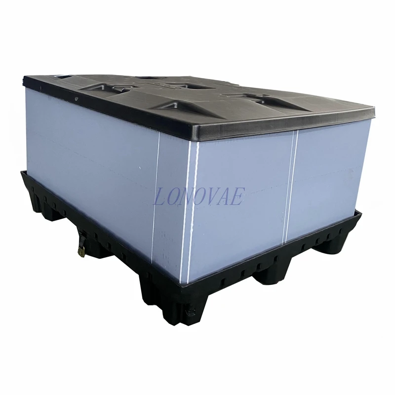 Returnable Packaging Automotive Customized Height Logistic Plastic Sleeve PackPallet Box plastic cupcake box 12