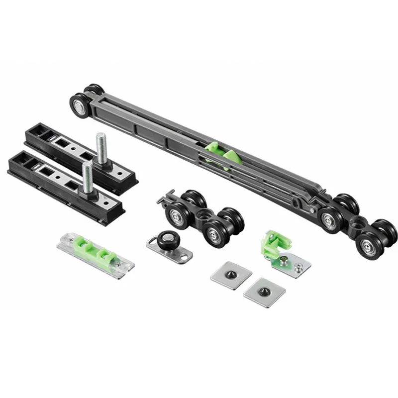 Sliding roller Wooden Door wheel/roller for moving door 8Wheel sliding track/rail