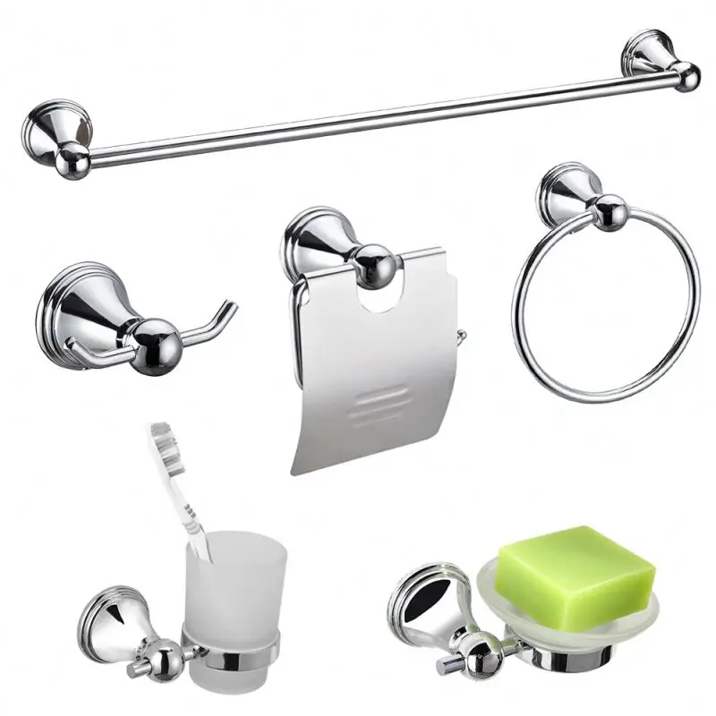 Hotel bathroom luxury accessories stainless steel bath set bathroom accessories