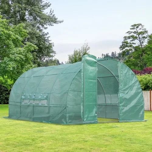 
Industrial Poly Tunnel Balcony Family Garden Greenhouse for Cucumber/Tomato 