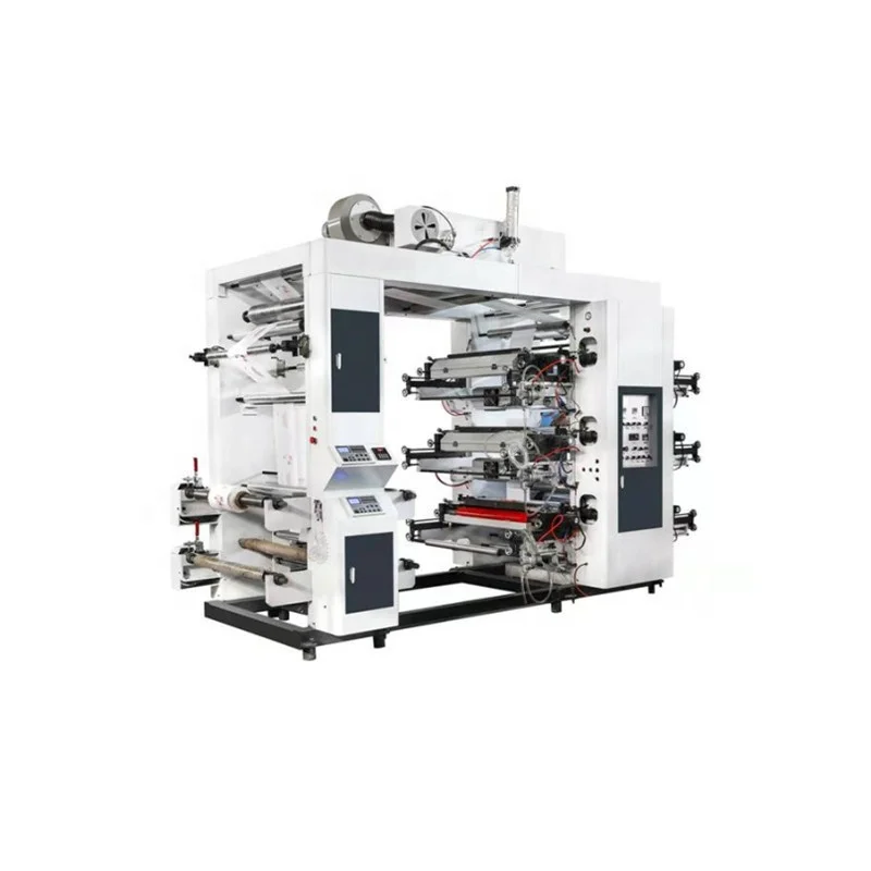 Изготовитель Non сплетенный Flexo Flexographic 4 печатная машина мешка цвета